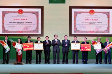 Thủ tướng Chính phủ trao Bằng khen cho 2 huyện đạt chuẩn NTM của Đồng Nai.